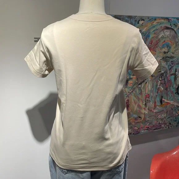 Uniqlo U Cream Graphic Tee with Horse Design - Picture 5 of 8